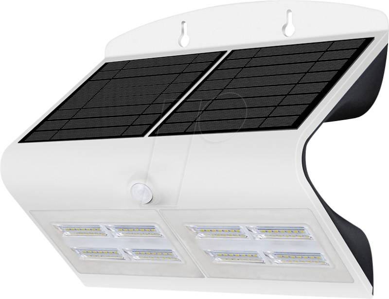 VT-8278 - LED-Solarleuchte, Wandleuchte, 8 W, 4000 K, weiß, IP65 von V-TAC
