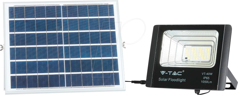 VT-8574 - LED-Solarleuchte, Strahler, 16 W, 1050 lm, 4000K von V-TAC