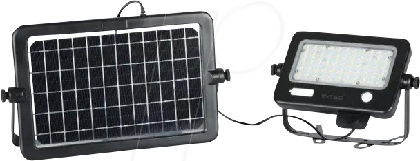 VT-8674 - LED-Flutlicht mit Solarpanel, 10 W, 4000K von V-TAC