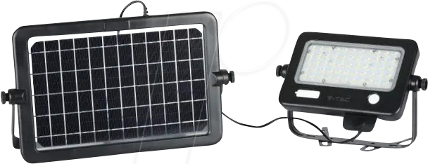 VT-8674 - LED-Flutlicht mit Solarpanel, 10 W, 4000K VT-8674 - LED-Flutlicht mit Solarpanel, 10 W, 4000K von V-TAC