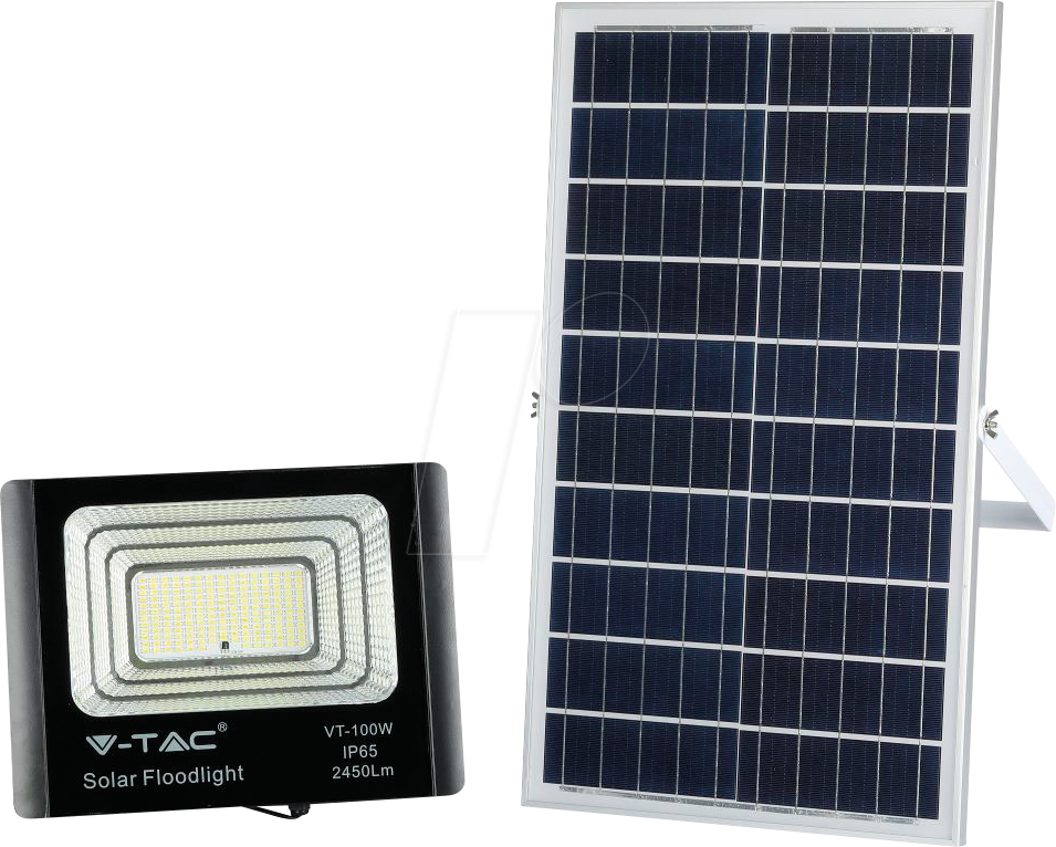 VT-94012 - LED-Flutlicht mit Solarpanel, 35 W, 6000 K VT-94012 - LED-Flutlicht mit Solarpanel, 35 W, 6000 K von V-TAC