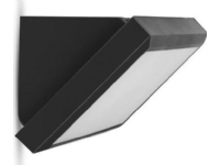Wandleuchte V-TAC 12W LED diagonal Schwarz IP65 VT-8054 4000K 1250lm von V-TAC