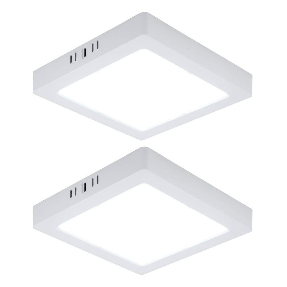 2er Set LED Deckenleuchte, Aufbau-Panel, Kunststoff, weiß, L 21,4 cm von V-Tac
