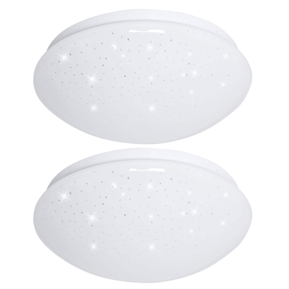 2er Set LED Deckenleuchte, Sternenhimmel Effekt, D 21,5 cm von V-Tac