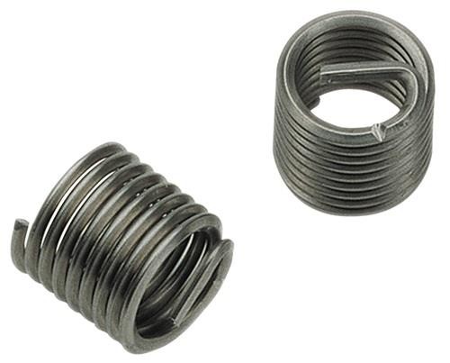 100 Stk. V-coil Gewindeeinsatz DIN 8140 Typ Stand.f.M6x1mm rostfr.Stahl 1,0xD von V-coil