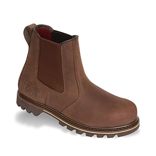 V12 Rawhide, Oiled Leather Safety Dealer, 06 UK 39 EU, Brown von V12