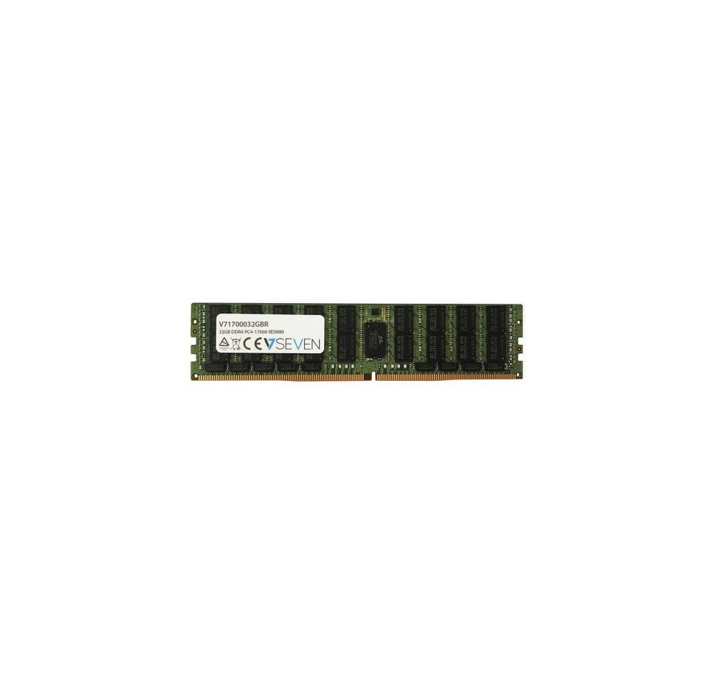 V7 VIDEOSEVEN V7 Videoseven DDR4 2133 CL15 ECC 32GB DIMM Speicher Arbeitsspeicher V7 VIDEOSEVEN V7 Videoseven DDR4 2133 CL15 ECC 32GB DIMM Speicher Arbeitsspeicher von V7 VIDEOSEVEN