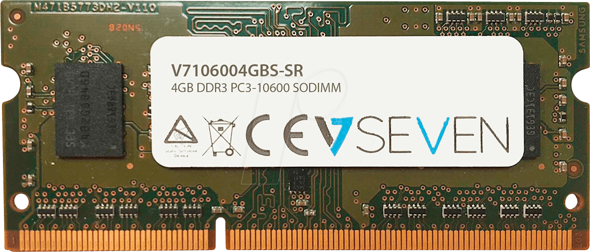 31SO0413-1009-SR - 4 GB SO DDR3 1333 CL9 V7 von V7