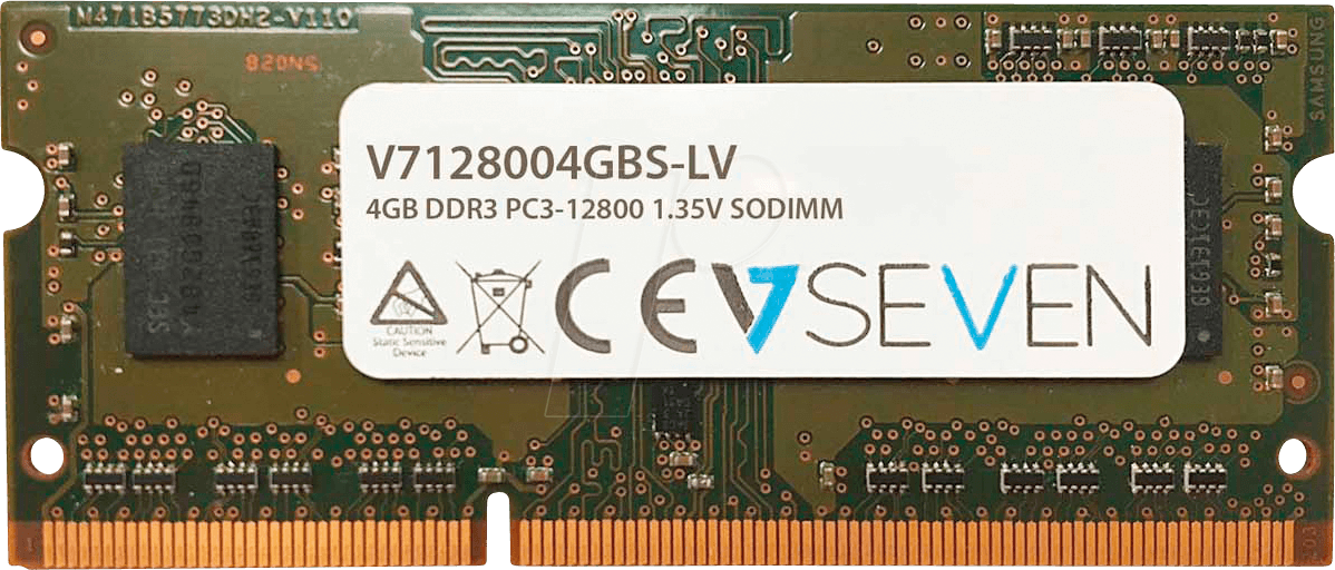 31SO0416-1011 - 4 GB SO DDR3 1600 CL11 V7 31SO0416-1011 - 4 GB SO DDR3 1600 CL11 V7 von V7