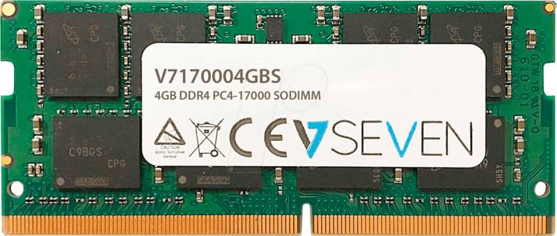 41SO0421-1015 - 4 GB SO DDR4 2133 CL15 V7 von V7