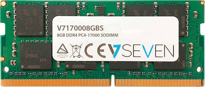41SO0821-1015 - 8 GB SO DDR4 2133 CL15 V7 von V7