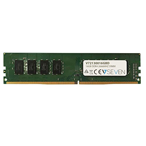 V7 16 GB DDR4 2666 MHz CL19 Non ECC DIMM PC4-21300 1,2 V 288 P. von V7