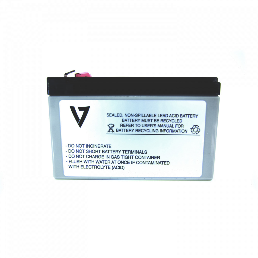 V7 APCRBC110-V7-1E - USV-Akku (gleichwertig mit: APC RBC110) - 1 x Batterie - Bleisäure - 84 Wh - für P/N: BE650G2-CP, BE650G2-FR, BE650G2-IT, BE650G2-SP, BE650G2-UK, BX650CI-RS, BX650LI-GR von V7