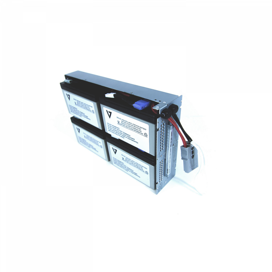 V7 APCRBC132-V7-1E - USV-Akku (gleichwertig mit: APC RBC132) - 1 x Batterie - Bleisäure - 336 Wh - für P/N: SMC1500-2UC, SMC1500-2UTW, SMC1500I-2U, SMT1000R2I-AR, SMT1000RM2UC, SMT1000RM2UTW von V7
