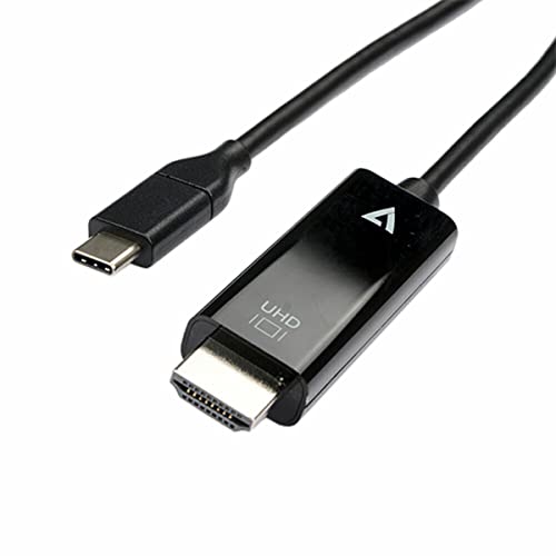 V7 - CABLES USB-C auf HDMI-Kabel, 2 m, Schwarz von V7