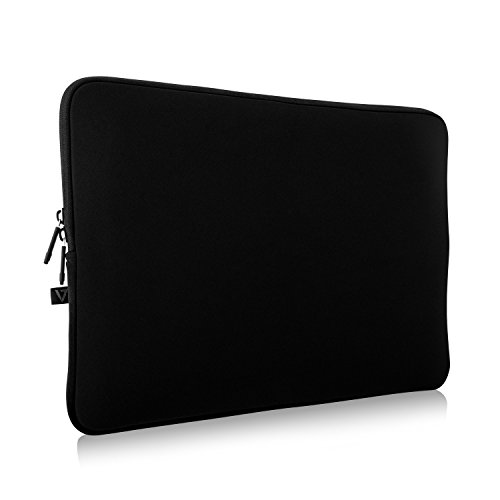 V7 CSE16-BLK-3N Laptop-Hülle für Laptops bis 40,6 cm (16 Zoll), wasserabweisend, Neopren, Schwarz von V7