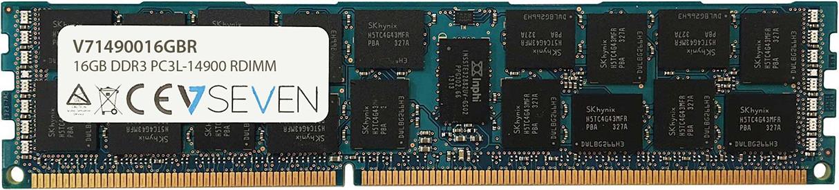 V7 - DDR3 - Modul - 16 GB - DIMM 240-PIN - 1866 MHz / PC3-14900 - CL13 - registriert - ECC von V7