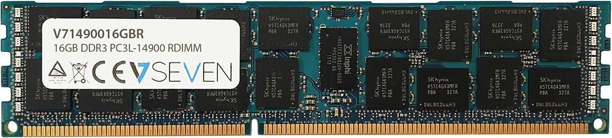 V7 - DDR3 - Modul - 16 GB - DIMM 240-PIN - 1866 MHz / PC3-14900 - CL13 - registriert - ECC V7 - DDR3 - Modul - 16 GB - DIMM 240-PIN - 1866 MHz / PC3-14900 - CL13 - registriert - ECC von V7