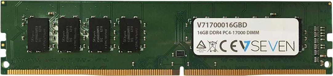 V7 - DDR4 - Modul - 16 GB - DIMM 288-PIN - 2133 MHz / PC4-17000 - 1.2 V - ungepuffert - non-ECC von V7