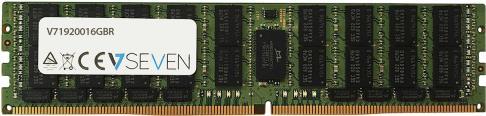 V7 - DDR4 - Modul - 16 GB - DIMM 288-PIN - 2400 MHz / PC4-19200 - CL17 - 1.2 V - registriert - ECC von V7
