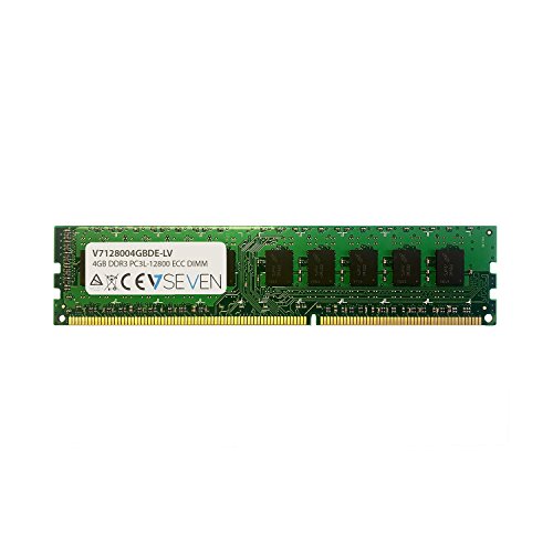 V7 - DRAMS 4 GB DDR3 1600 MHz CL11 ECC DIMM Non REG PC3L-12800 1,35 V von V7