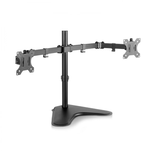V7 DS2FSD-2E Dual-Desktop-Monitorständer für Bildschirme bis zu 32 Zoll und 8 kg von V7