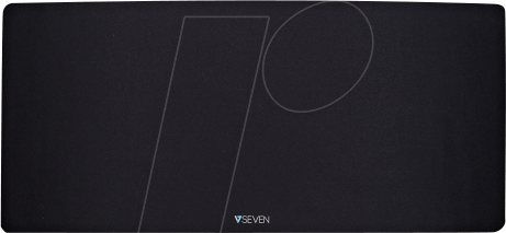 V7 MP04BLK - Mauspad, 900 x 420 x 30 mm, schwarz von V7