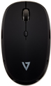 V7 MW550BT - Maus - rechts- und linkshändig - optisch - 4 Tasten - kabellos - Bluetooth, 2.4 GHz - kabelloser Empfänger (USB) - Schwarz von V7
