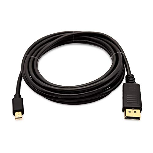 V7 Mini-DisplayPort (m) 3 m auf DisplayPort (m) – Schwarz – DisplayPort Kabel (3 m, Mini DisplayPort, DisplayPort, Stecker, Stecker, Kupfer) von V7