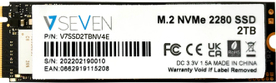 V7 - SSD - 2TB - intern - M.2 2280 - PCIe 4,0 x4 (NVMe) (V7SSD2TBNV4E) von V7