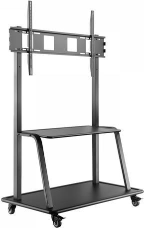 V7 TVCART3 - Wagen - für interaktives Flachfeld- / LCD-Display (ultra heavy-duty) - Stahl - Bildschirmgröße: 152.4-266.7 cm (60-105) von V7