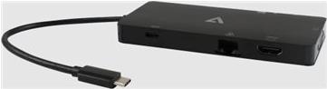 V7 UCMINIDOCK-ALTHV - Dockingstation - USB 3,2 Gen1 - HDMI, VGA - 1GbE (UCMINIDOCK-ALTHV) von V7