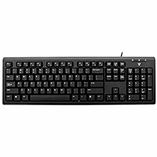 V7 USB Black Keyboard TUV-GS PERP von V7