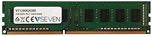 V7 V7128002GBD Desktop DDR3 DIMM Arbeitsspeicher 2GB (1600MHZ, CL11, PC3-12800, 240pin, 1.5 Volt) von V7