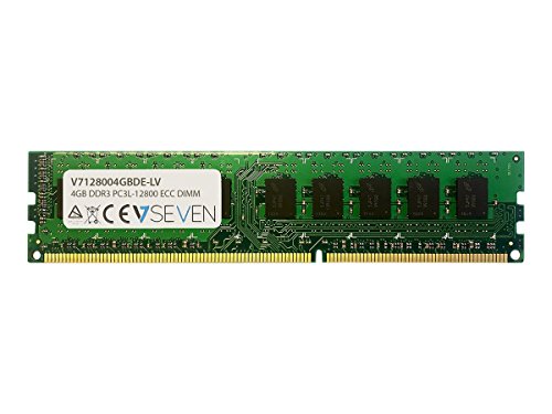 V7 V7128004GBDE-LV Desktop DDR3 DIMM Arbeitsspeicher 4GB (1600MHZ, CL11, PC3L-12800, 240pin, 1.35V, Low Voltage) von V7