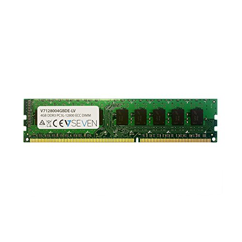 V7 V7128004GBDE-LV Desktop DDR3 DIMM Arbeitsspeicher 4GB (1600MHZ, CL11, PC3L-12800, 240pin, 1.35V, Low Voltage) von V7