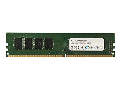 V7 V71700016GBD Desktop DDR4 DIMM Arbeitsspeicher 16GB (2133MHZ, CL15, PC4-17000, 288pin, 1.2 Volt) von V7