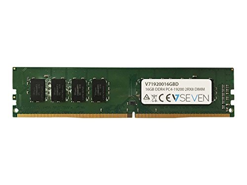 V7 V71920016GBD Desktop DDR4 DIMM Arbeitsspeicher 16GB (2400MHZ, CL17, PC4-19200, 288pin, 1.2V) von V7