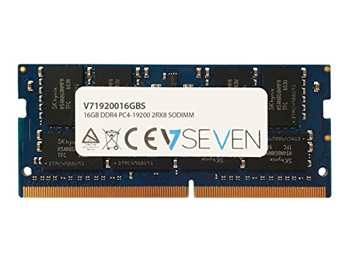 V7 V71920016GBS Notebook DDR4 SO-DIMM Arbeitsspeicher 16GB (2400MHZ, CL17, PC4-19200, 260pin, 1.2V) von V7