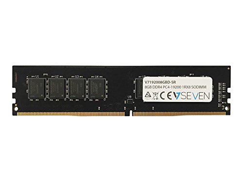 V7 V7192008GBD-SR Desktop DDR4 DIMM Arbeitsspeicher 8GB (2400MHZ, CL17, PC4-19200, 288pin, 1.2V, Single Rank) von V7