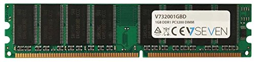 V7 V732001GBD Desktop DDR1 DIMM Arbeitsspeicher 1GB (400MHZ, CL3, PC3200, 184pin, 2.6 Volt) von V7