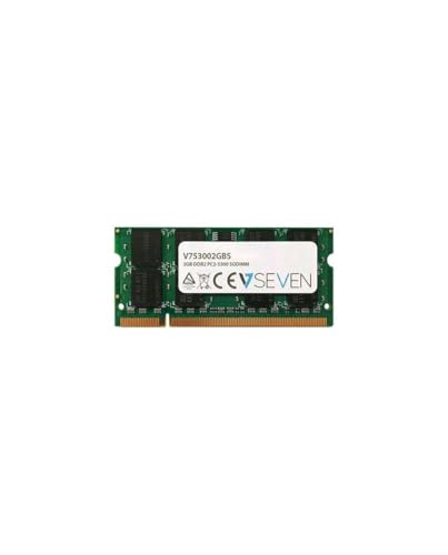 V7 V753002GBS Notebook DDR2 SO-DIMM Arbeitsspeicher 2GB (667MHZ, CL5, PC2-5300, 200pin, 1.8 Volt) von V7