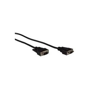 V7 VGA CABLE 3M BLACK EXTENSIO VGA Monitor-Verlängerungskabel/ Länge: 3m/ Farbe: schwarz/ Anschlüsse: HDDB15M/F (V7E2VGAXT-03M-BK) von V7