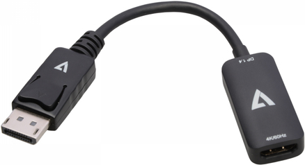 V7 - Videoadapter - DisplayPort männlich bis HDMI weiblich - Dreifachisolierung - Schwarz - Support von 4K 60 Hz V7 - Videoadapter - DisplayPort männlich bis HDMI weiblich - Dreifachisolierung - Schwarz - Support von 4K 60 Hz von V7