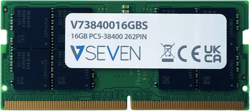 V73840016GBS Speichermodul 16 GB 1 x 16 GB DDR5 4800 MHz (V73840016GBS) von V7