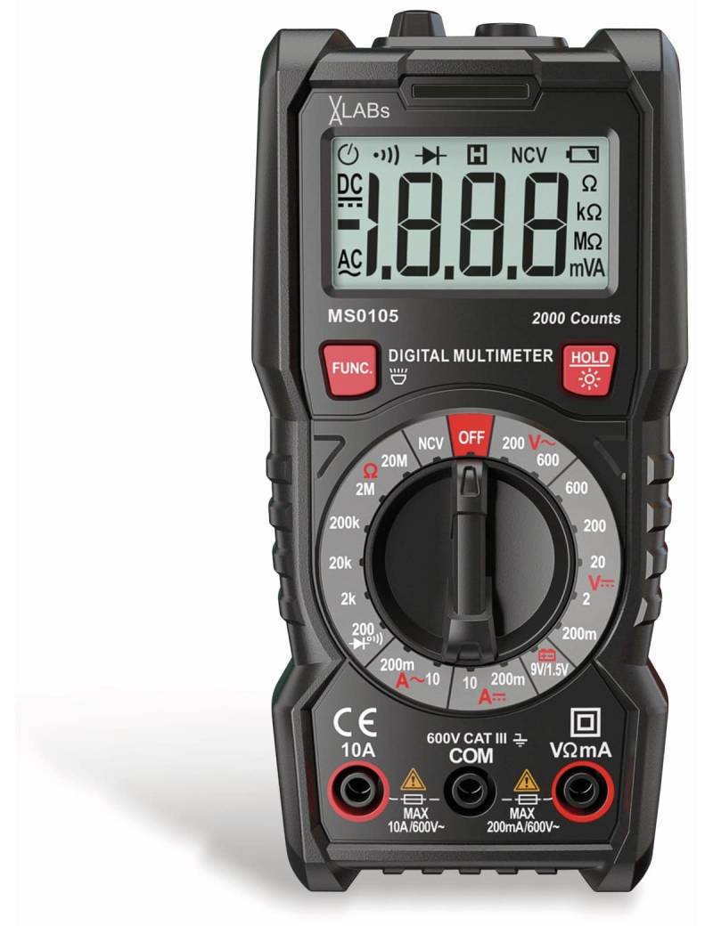 VA LABS MS0105: Digital-Multimeter, 2.000 Counts von VA LABs