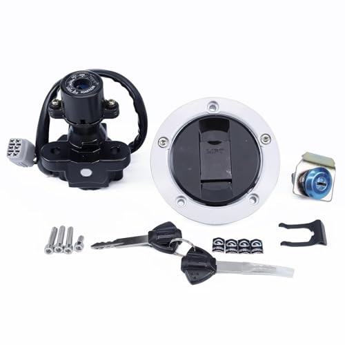 Kompatibel Mit Suzuki Für GSXR750 Für GSXR600 Für GSXR1000 2006 2007 2008 2009 2010–2018 Motorrad-Zündschloss Mit Schlüsselsatz Zündschlüsselschalter von VAAKLM