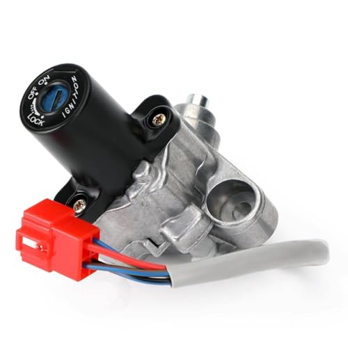 Kompatibel Mit Yamaha Für Dragstar 125 2000 2001 2002 2003 2004, Zündschloss, Helmaufhänger, Seitenabdeckung, Schloss-Set Zündschlüsselschalter Kompatibel Mit Yamaha Für Dragstar 125 2000 2001 2002 2003 2004, Zündschloss, Helmaufhänger, Seitenabdeckung, Schloss-Set Zündschlüsselschalter von VAAKLM