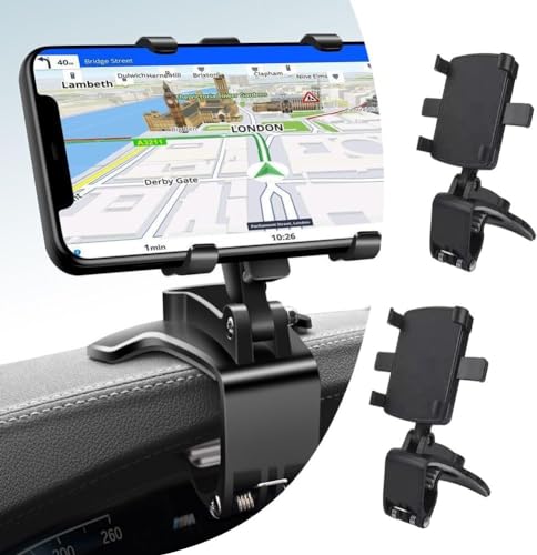 VACSAX 2024 New Multifunctional Car Dashboard Mobile Phone Holder, Phone Holder, Universal Car Dashboard Mobile Clip. (2PCS) von VACSAX