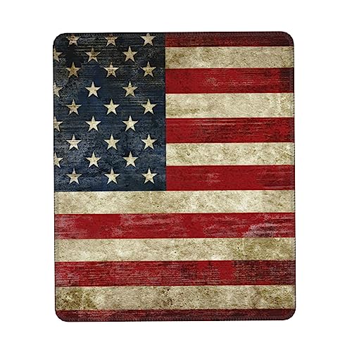 VACSAX Gaming Mauspad Computer Mauspad Amerikanische Flagge Druck MousePads für kabellose Maus von VACSAX